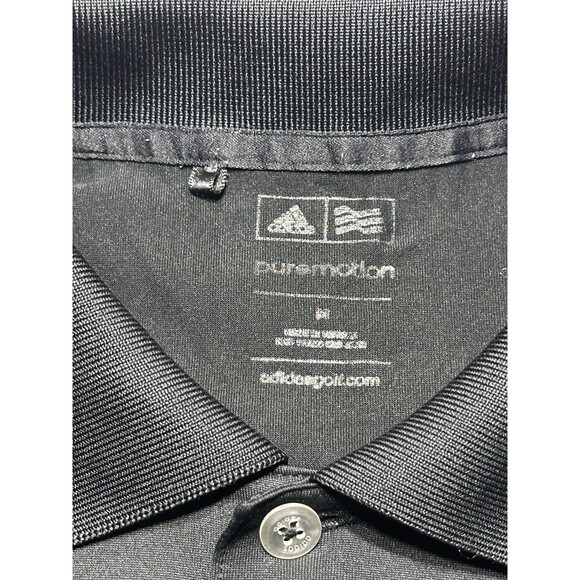 Sacramento Kings Adidas Polo Golf Shirt Mens Medium Black  NBA Basketball *READ - Picture 5 of 10
